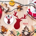 thumbnail image 5 of Abbraccia 3x4 Pieces Xmas Reindeer Flatware Bags Table Decor for Festival Dinner Party 3 Pcs, 5 of 10