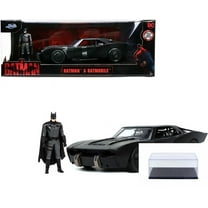 Batmobile with Batman Figure, The Batman - Jada Toys 32731 - 1/24 scale Diecast Model Toy Car