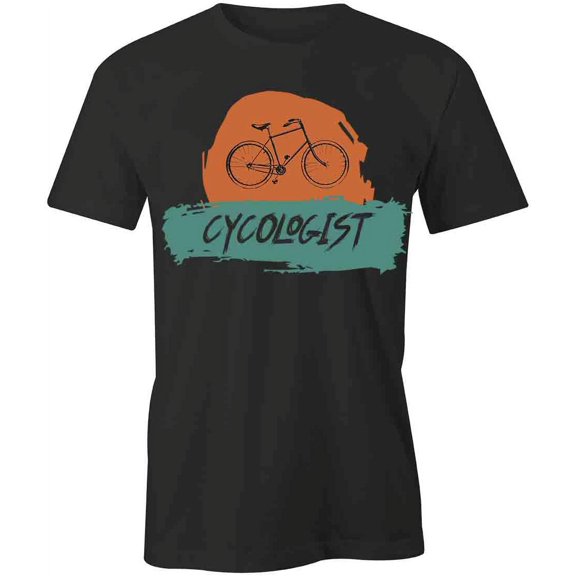 Cycologist T-Shirt | Cool Cycling Black Tee Gift