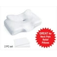 thumbnail image 6 of Luxe Dream Silky White Contoured Pillowcase for Neck and Back Support Pillows, 2 Pc Set by DR. Organizer, 6 of 7