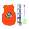 thumbnail image 2 of Pets Outfits, Fashionable And Humanized Design Dog Clothes  For Chihuahua Terrier Golden Retriever Red,Orange, 2 of 8