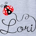 thumbnail image 2 of CafePress - Ladybug Lori - Cute Infant Baby Football Bodysuit, 2 of 3