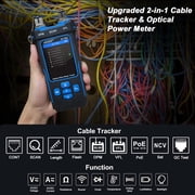 NOYAFA NF-8508 Multifunction Network Cable Tester, OPM VFL PoE Wire Tracer, Black