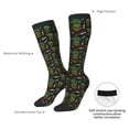thumbnail image 5 of Picia Women Crew Soft Moisture-wicking Socks Pineapples Pattern Design Cotton Socks, One Size fit All, 5 of 9