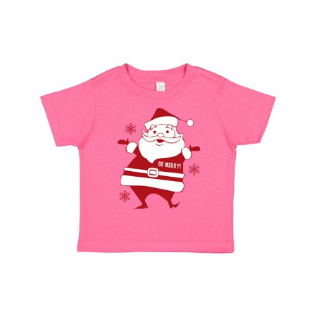 

Inktastic Be Merry Santa Gift Toddler Boy or Toddler Girl T-Shirt