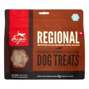 Angle View: Orijen Regional Red Biologically Appropriate Freeze Dried Dog Treats, 1.5 oz