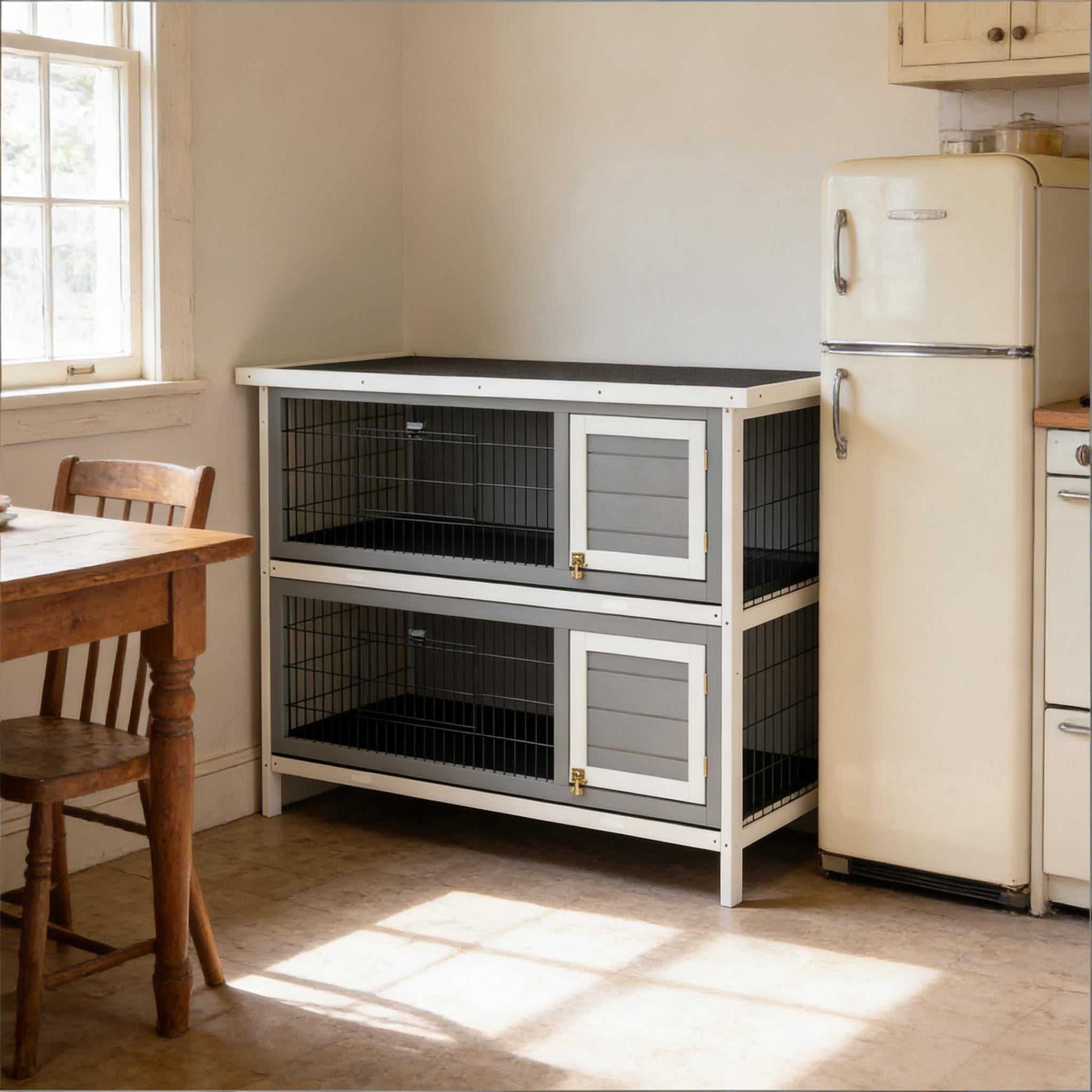 Pet House, 2-Story Large Rabbit Hutch
