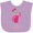 Lavender, variant on Inktastic Cute Robot, Funny Robot, Girl Robot, Pink Robot Girls Baby Bib