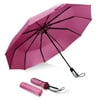 Folding Umbrella 10 Ribs Compact Travel Umbrella, Automatic Umbrella, Folding Umbrellas-Pick