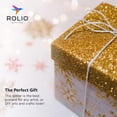 thumbnail image 6 of Rolio Holographic Glitter - Craft Glitter for Resin, Makeup, Nail Art, Face & Body Art, DIY Crafts - 28g Jar, 1/128 to 1/64 Size, Emerald Green, 6 of 6