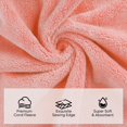 thumbnail image 2 of Juego de toallas de microfibra Orighty de 6 piezas, color rosa, suave y ligero, 2 of 7
