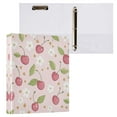 thumbnail image 3 of Iauyy PVC Round Ring Binders, 200 Page Capacity, 2 Pack，Cherry and Flower, 3 of 8