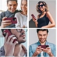 thumbnail image 2 of Designed for iPhone 13 Pro Max Case, Silicone Ultra Slim Shockproof Protective Phone Case with [Soft Anti-Scratch Microfiber Lining], 6.7 inch, Plum, 2 of 5