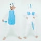 thumbnail image 2 of Pijamas de unicornio azul para niños y niñas, ropa de dormir con punto de Animal, mono de unicornio xuanjing unisex, 2 of 2