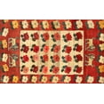 thumbnail image 1 of Ahgly Company Machine Washable Indoor Rectangle Traditional Red Area Rugs, 3' x 5', 1 of 7