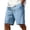 Blue, variant on Men's Shorts Athletic Sports And Leisure Shorts For Fitness Training Four Sided Elastic Five Piece Workwear Shorts (Regular and Big & Tall Sizes)