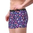 thumbnail image 2 of Yiaed colorful Skull butterfly flower1 Print Men's Soft Cotton Boxer Shorts Breathable Boxers Underwear Moisture-Wicking Underwear Stretch Boxer Briefs for Man-Medium, 2 of 5