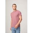 thumbnail image 3 of Milltex Men’s Lightweight Premium Cotton T-Shirt | 100% Combed Cotton, Short Sleeve Tee with Side Seam, Shoulder Taping & Soft Hand Feel, 3 of 4