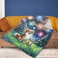thumbnail image 4 of Happy New Year Chihuahua Family Cheer Winter Midnight Firework Cozy Fleece Blanket Dog Lover Gifts Idea Warm Soft Throw Blanket - 02025, 4 of 5