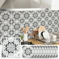 thumbnail image 3 of 10pcs Crystal Tile Stickers Bathroom Kitchen Home Wall Floor DIY Decor Self-Adhesive Waterproof Oil Proof Wall Sticker, 3 of 6