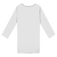 thumbnail image 4 of Pajamas Nightdress for Women Plus Size Pullover Nightgown Fashion Long Sleeve Sleepwear Dress, 4 of 7