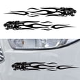 thumbnail image 3 of 2Pcs Creative Reflective Flame Totem Car Motorcycle Decals Stickers, 3 of 5