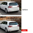 thumbnail image 4 of Rear Bumper Splitter, Gloss Black Rear Bumper Diffuser  For MK7 Pre-Facelift, 4 of 8