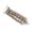 Silver, variant on Vintage Style Tigers Eye Beaded Multilayer Chain Fringe Brooch For Women