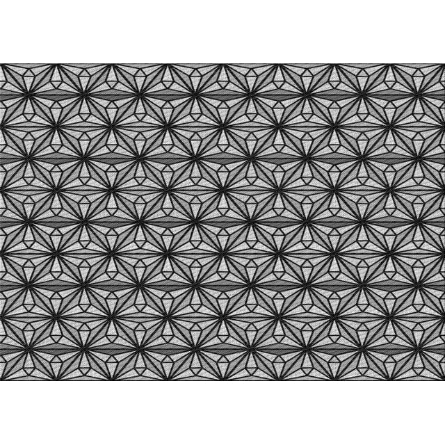 Ahgly Company Tapis d'Intérieur Lavables en Machine, Rectangle Transitionnel Gris Argenté, 7' x 9'