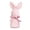 Pink, variant on Wzzjkit Easter Decorations Towel Bunny Shaped Towel Fleece Towel Easter Children's Towel Gift Birthday Gift Kindergarten Cleaning Handkerchief