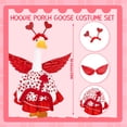 thumbnail image 6 of Porch Goose Valentine Outfits Valentines Goose Outfit Lawn Porch Geese Clothes Hearts Goose Outfit for 23" Geese Valentines Outdoor Patio Yard Lawn Art Decoration, Valentines-Style A, 6 of 6