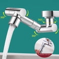 thumbnail image 2 of Extensor de grifo con brazo mecánico telescópico, alargado, artefacto de espuma a prueba de salpicaduras, boquilla de agua giratoria, conexión multifunción, 2 of 4
