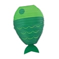 thumbnail image 5 of Dualoai Fish Shaped Hanging Paper Lantern Cute Handmade Kids Room Decor for Festival Green, 5 of 9
