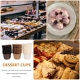 thumbnail image 3 of BESTYASH 90-Pcs Baking Paper Cups Natural Paper Rolled Edge for Dessert Containers, 3 of 5