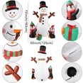 thumbnail image 3 of Ourwarm-decoración de patio inflable de 6 pies, venta al por mayor, pingüino, hombre de nieve con luz Led, caja de regalo de Papá Noel, inflable de Navidad para exteriores, 3 of 4