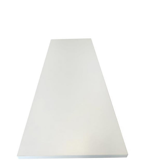 Tabla de estantería NB White Wood de 0,63 cm de alto x 10 cm de ancho x 23,6 cm de profundidad (paqu
