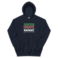 thumbnail image 2 of Itzus Collections Graphic Inspire Create Repeat Motivational Hoodie, Navy Unisex, Size M, 2 of 3
