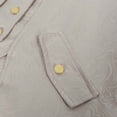 thumbnail image 4 of TFEOQRY Men's Gothic Steampunk Tailcoat Long Trench Frock Coat Beige, 4 of 8