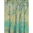 thumbnail image 2 of Goldberger, Jennifer 19x24 Black Ornate Wood Framed with Double Matting Museum Art Print Titled - The Light in the Trees II, 2 of 4