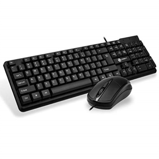 keyboard and mouse set wired home office usb waterproof mute computer