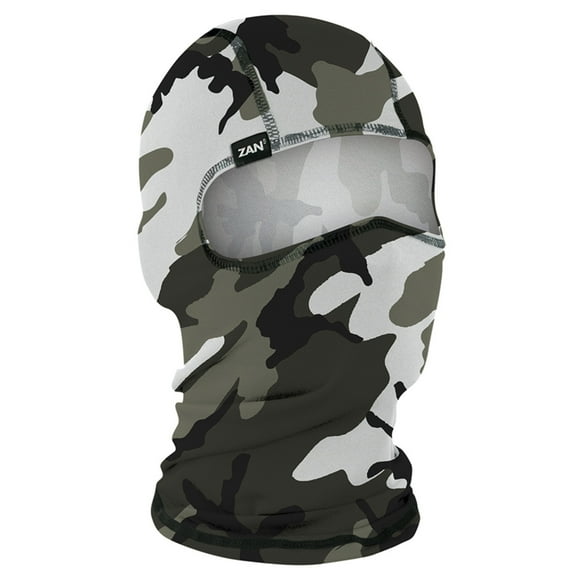 Zan Headgear Polyester Balaclava Urban Camo (OSFM, Green Urban Camo)