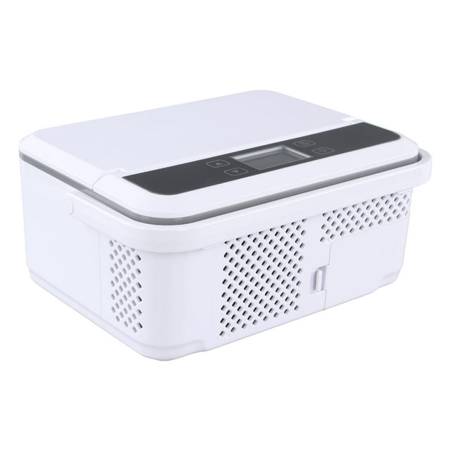 Refrigerador De Medicina Eléctrica, De Alarma Recargable P Enchufe Estadounidense 100-240V Caja De Aislamiento De Insulina Eléctrica Para Coche