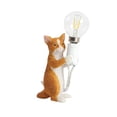 thumbnail image 2 of Lámpara de mesa de resina Perfecl forma de gato Naranja 100x60x140mm, 2 of 8