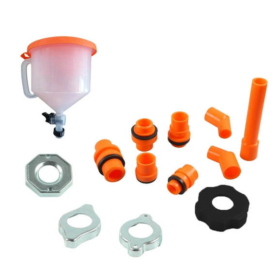 Not Spill Coolant Funnel Kit Spill Frees Radiator Coolant Filling Funnel Spill Proof Radiator Funnel Bleeder for Car