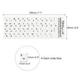 thumbnail image 2 of Persian Keyboard Stickers PC Keyboard Stickers White Background with Black Lettering 3Pcs, 2 of 3