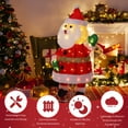 thumbnail image 2 of UBesGoo Christmas Santa Lighted Christmas Decoration Outdoor Yard Decor,3.5 FT, 2 of 9