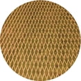 thumbnail image 1 of Ahgly Company Tapis d'Intérieur Rond Lavable en Machine Bronze Foncé Brun, 4 Pieds Rond, 1 of 7