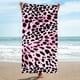 thumbnail image 2 of Toalla de playa de microfibra con estampado de leopardo Toalla de baño a prueba de arena Manta de playa Toalla multiusos de viaje 75 X 150 Cm, 2 of 3