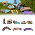 thumbnail image 3 of Transemion Mini Pool Garden Decor Miniature Landscape Space Saving Yard Ornament Type 7, 3 of 6