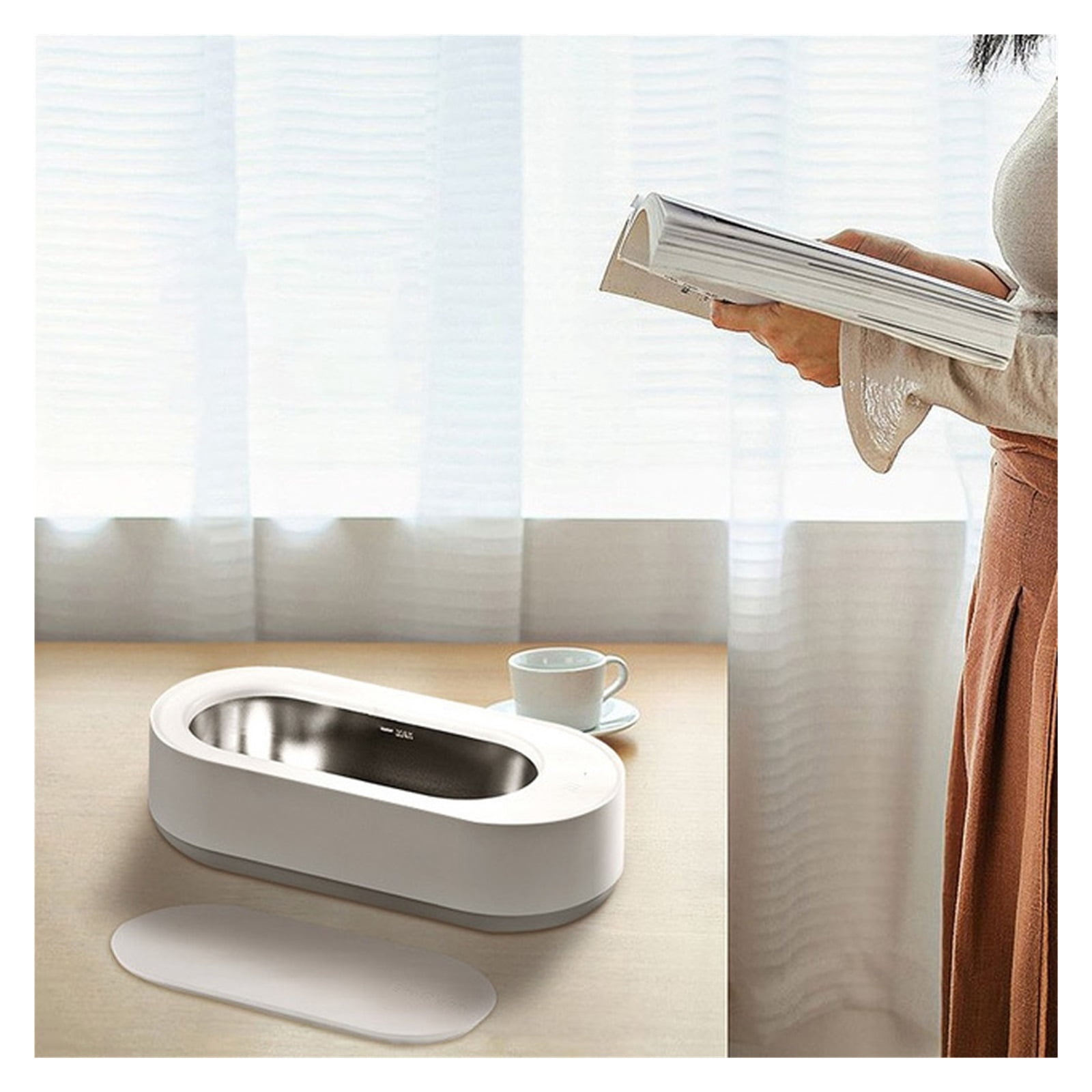 Portable Ultrasonic Cleaner Glasses Watch Jewelry Cleaning Machine Jewelry Denture Household Cleaner